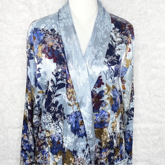 Free‎ People Lounge Kimono Robe Who Lounge Small Boho Floral S - Picture 8 of 11